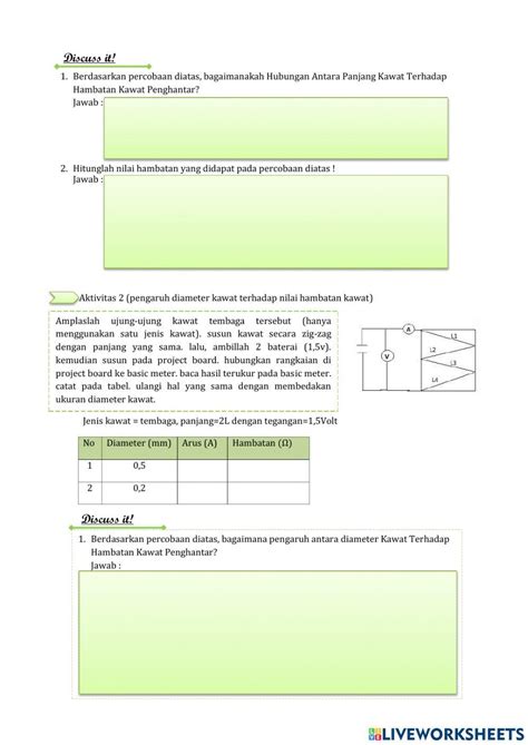 LKS Hambatan Kawat Penghantar | PDF | Sains - wintechmobiles.com