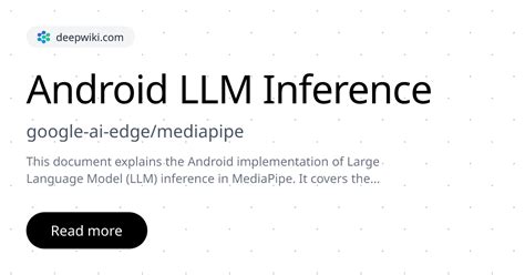 LLM Inference guide for Android - Google AI Edge - coolestguyplanet.net
