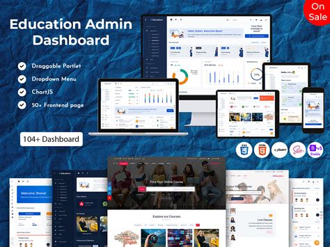 LMS Dashboard Education Admin Template Bootstrap UI Kit Eduadmin