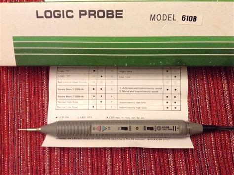 LOGIC PROBE (Model 610. 610B. 615. 625)