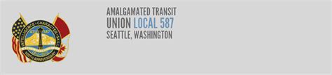 LOGIN AMALGAMATED TRANSIT UNION LOCAL 587