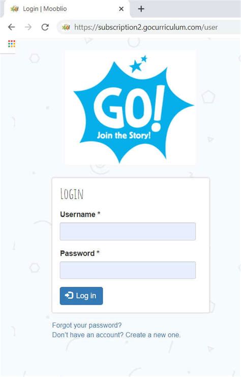 LOGIN GO! Curriculum