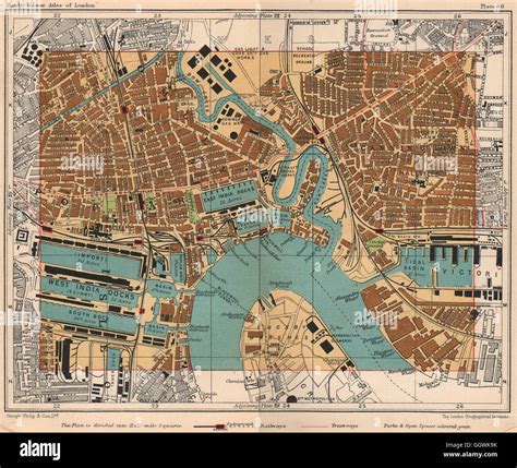 LONDON ,1900 - BLACKWALL, CANNING TOWN, THE DOCKS, …