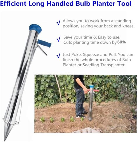 Long Handled Bulb Planter Tools and Vegetable … - raincitystudios.com