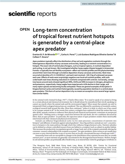 Long-term concentration of tropical forest nutrient hotspots is ... - muktibox.com