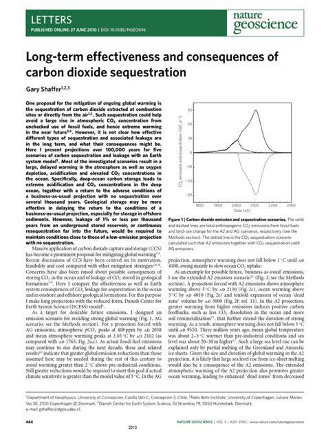 Long-term effectiveness and consequences of carbon dioxide sequestration - raincitystudios.com