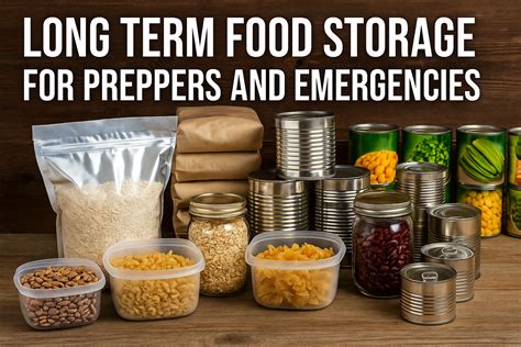 Long-Term Food Storage for Emergencies - My Patriot … - raincitystudios.com