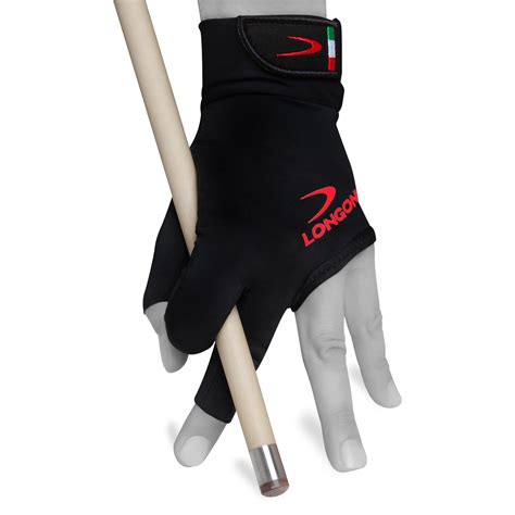 LONGONI Black Fire 2.0 Billiard Pool CUE Glove