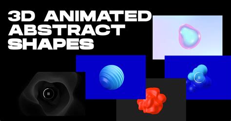 Loops 3d abstract animated shapes collection - muktibox.com