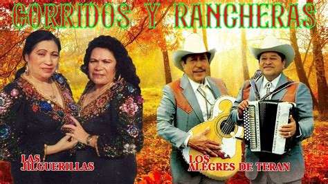 LOS ALEGRES DE TERAN Y LAS JILGUERILLAS MIX - YouTube