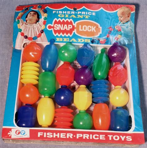 LOT OF VINTAGE FISHER PRICE 1980s SNAP-LOCK POP BEADS …