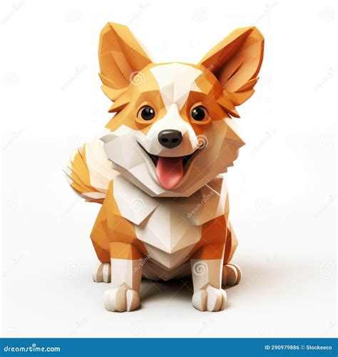 low poly corgi - Free 3D Print Model - MakerWorld - muktibox.com
