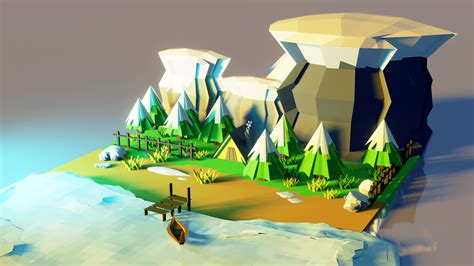 Low Poly Environment - Nature Free - Unity Asset Store - muktibox.com