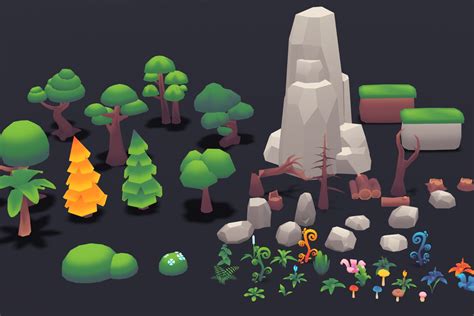 Low Poly Nature and Props Pack - muktibox.com