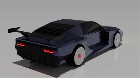 Low Poly Race Car - 3D model by basddsab679 - muktibox.com