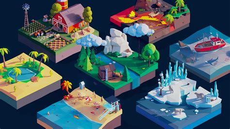 Low Poly Worlds vol. 2 - 3D model by polyperfect … - muktibox.com