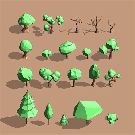 Low-Poly Tree. - Download Free 3D model by anikeshblender - muktibox.com