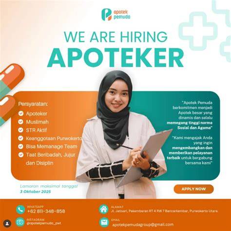 Lowongan Kerja Apoteker - TTK & ATTK - Keuangan di Apotek K 24 … - raincitystudios.com