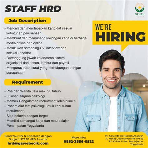 Lowongan Kerja Hrd di Indonesia - Maret 2026 | Jobstreet - raincitystudios.com