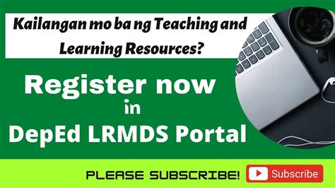 LRMDS PORTAL (REGISTER FOR FIRST ACCESS)