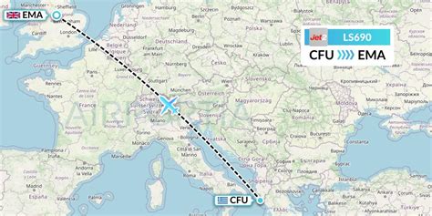 LS657 (East Midlands to Bodrum) Flight Status - PlaneMapper