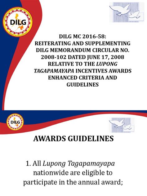 LTIA-DILG MC 2016-58.pptx - DILG MC 2016-58: REITERATING.