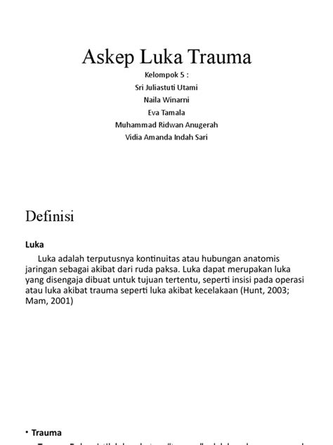 LUKA / TRAUMA - Hasanuddin University - wintechmobiles.com