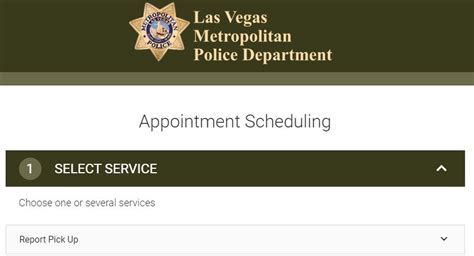 LVMPD Rolls Out New Online Appointment System