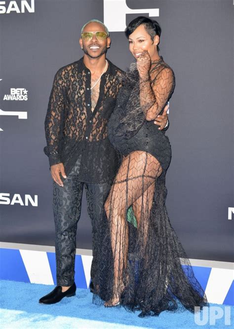 Download this stock image: Eric Bellinger and La'Myia Good at the 2019 BET Awards held at Microsoft Theater on June 23, 2019 in Los Angeles, CA, USA (Photo by Sthanlee B. Mirador/Sipa USA) - 2EN79FY from Alamy's library of millions of high resolution stock photos, illustrations and vectors.. 