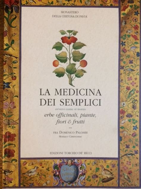 La Medicina dei Semplici by Fra Domenico Palombi Goodreads