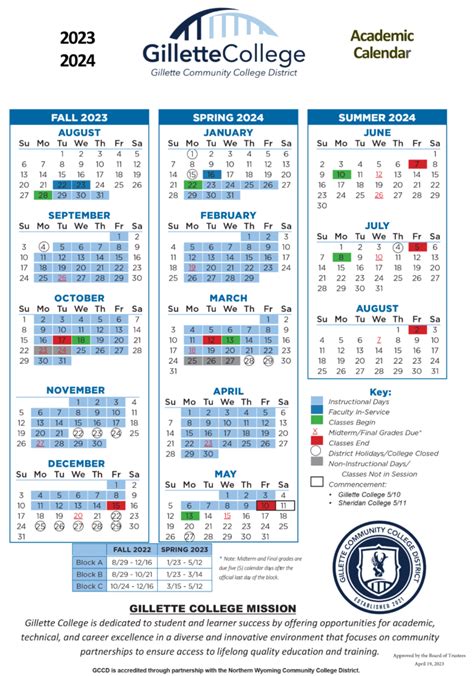 La Verne Academic Calendar