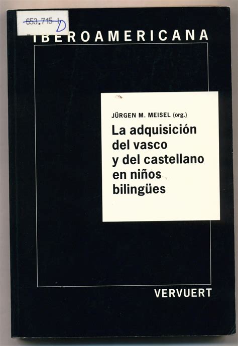 La adquisición del vasco y del castellano en niños bilingües. - Garment quality manual with standard operation producture.