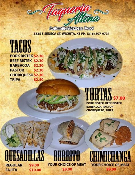 La alteña taqueria. Taco Tuesday Details. Taco Tuesday. $2 Tacos – choice of carne, pollo or pastor. 
