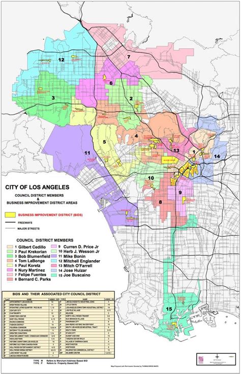 La city council map. .  ...