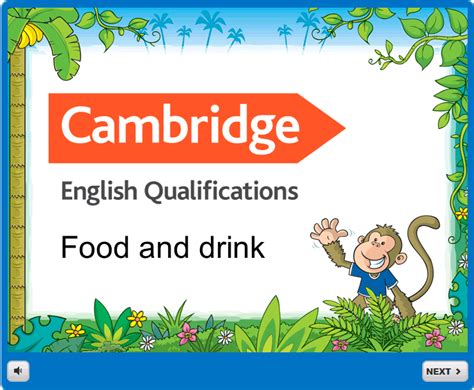 La comida y bebida Cambridge English