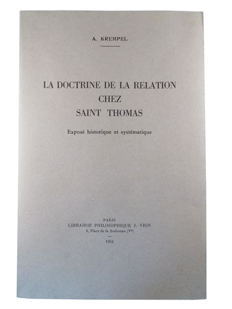 La doctrine de la relation chez saint thomas. - Samsung sr 28 29 32 33 manuale di riparazione del frigorifero.