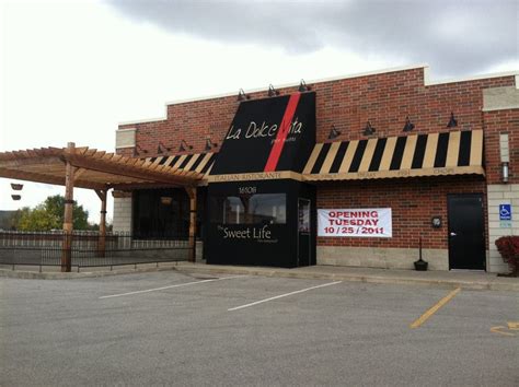 16108 S Route 59, Plainfield, IL 60586-2920 +1 815-733-5521. Website. ... I was very pleased with La Dolce Vita. The service was amazing with great food. We had a .... 