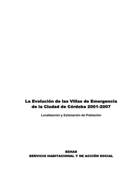 La evolución de las villas de emergencia de la ciudad de córdoba, 2001 2007. - Livestrong 9 9t 12 9t owners manual.