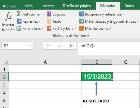 La función HOY en Excel • Excel Total