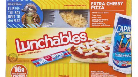 La marca de cajas de merienda Lunchables pronto podría estar disponible en cafeterías escolares