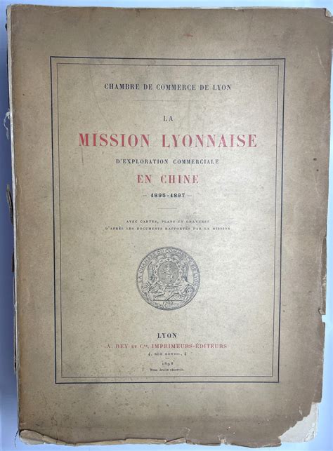 La mission lyonnaise d'exploration commerciale en chine. - Case 580 super e operator manual.