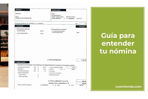 La nómina y cómo entender sus conceptos Laboral 2024