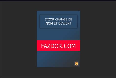 La nouvelle adresse de itzor 2024 - Geek Tendance