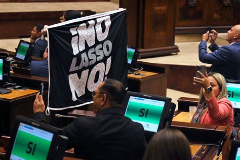 La oposición mantiene el control de la Asamblea en la antesala del juicio político a Guillermo Lasso