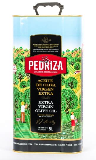 La pedriza extra virgin olive oil.  Extracted through a cold-press process from ...