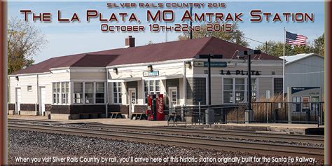 La plata train station live. The La Plata Amtrak station is a restored Art Deco style depot constructed of wood and brick. The original passenger and freight depot, built in 1887, was in need of replacement during World War II, but building materials were not readily available. In 1945, after a fire burned portions of the building, the interior and exterior were remodeled ... 