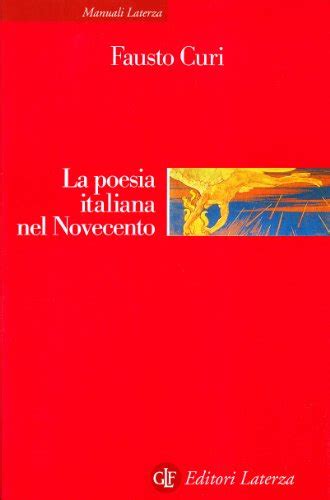 La poesia italiana nel novecento manuali laterza. - Using the conspectus method a collection assessment handbook.