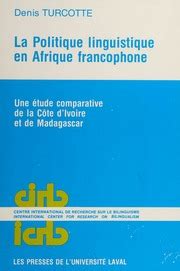 La politique linguistique en afrique francophone. - Owners manual peugeot 206 plus 2011.