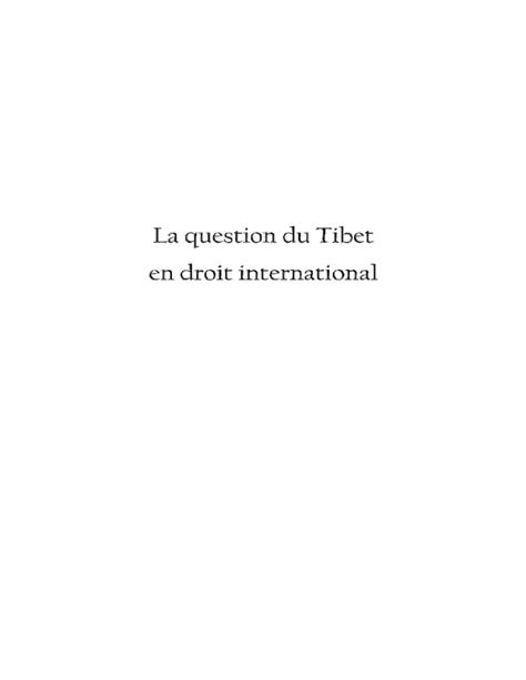 La question du tibet en droit international. - The tao of midlife gathering information wisdom guide series book 2.