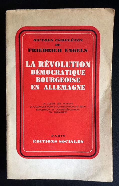 La révolution démocratique bourgeoise en allemagne. - Guide to self awareness by rolley hurley.